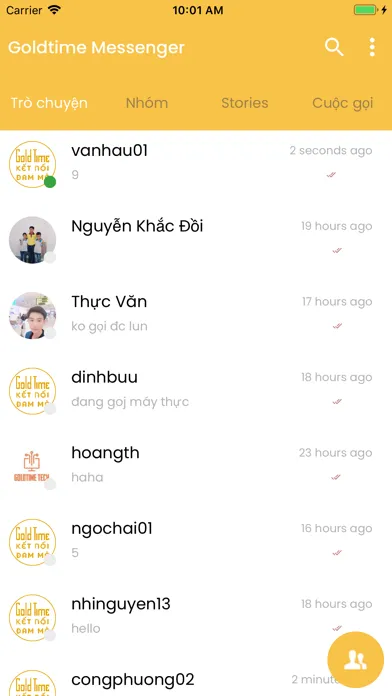 Скриншоты GoldTime Messenger