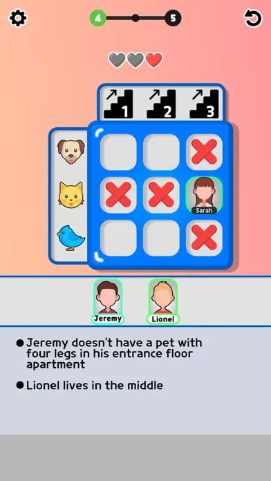 Ảnh chụp màn hình của Love and Logic Puzzles