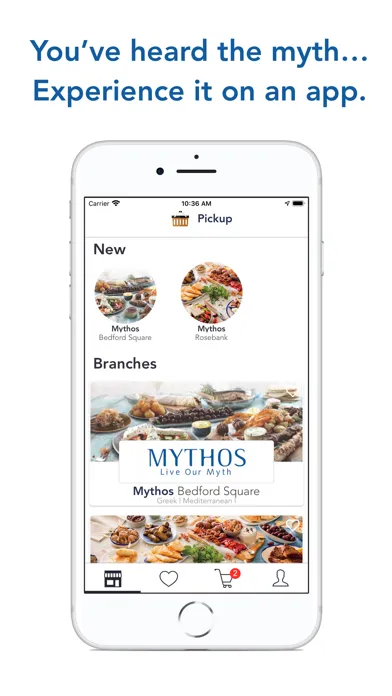 Mythos: Ordering & Delivery Screenshots