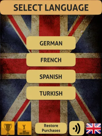 Spanish German English Turkish Language Set iPad  스크린샷