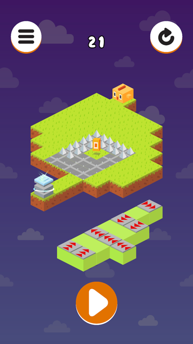 Chicken Run - Platform Puzzle স্ক্রিনশট