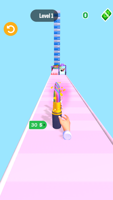 Captures d'écran de LipStick Coming 3D -Couple Run