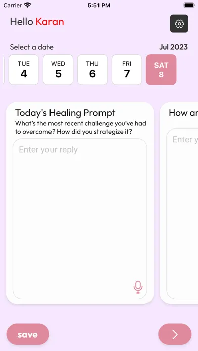 HEALING VIBES: HEALING JOURNAL Screenshots
