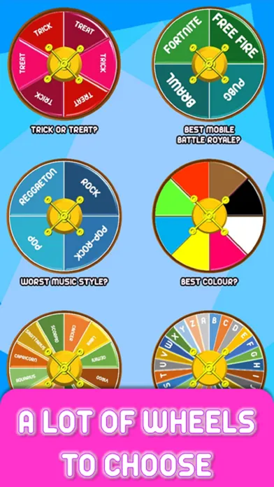 Spin the wheel-Spinner decider Screenshots