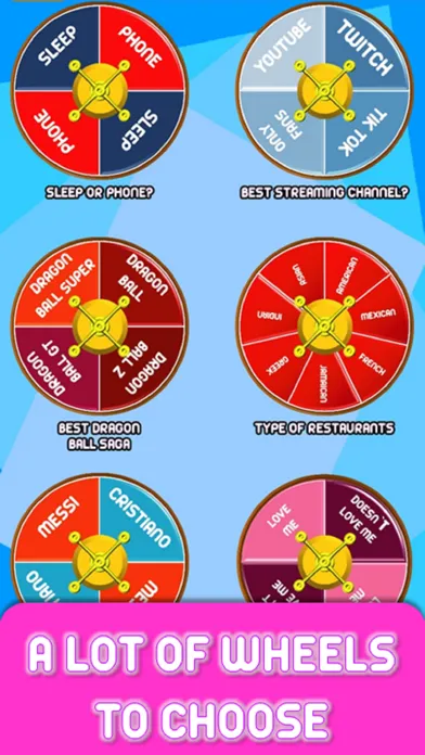 Spin the wheel-Spinner decider Screenshots
