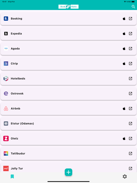 Screenshot di HMS Bookmarks iPad 