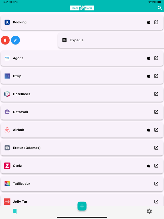 Screenshot di HMS Bookmarks iPad 