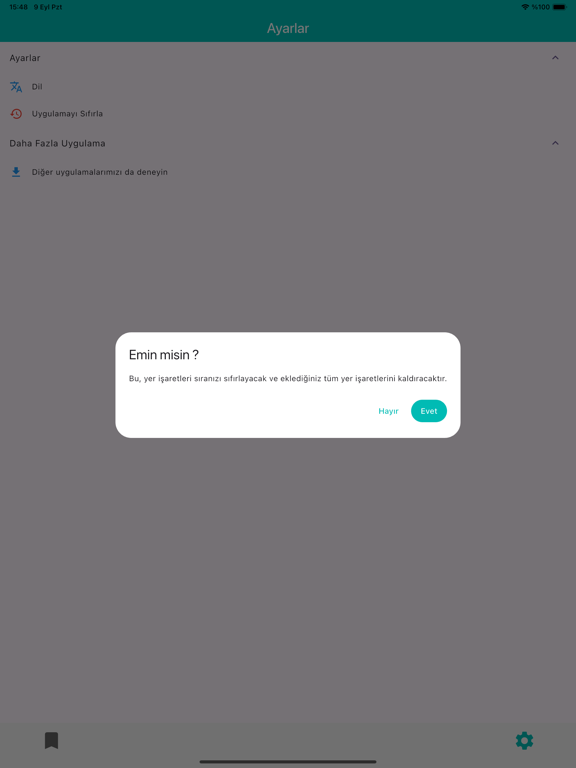 Screenshot di HMS Bookmarks iPad 