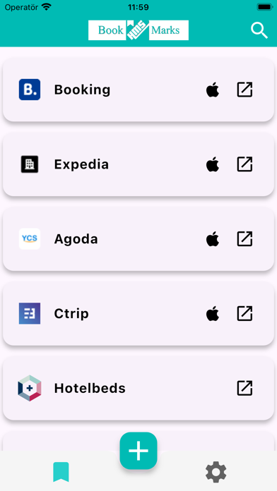 Screenshot di HMS Bookmarks