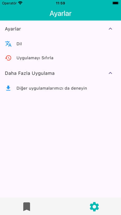 Screenshot di HMS Bookmarks