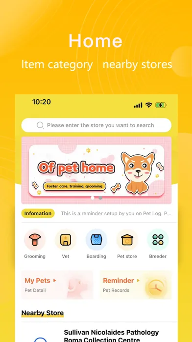 Zrzuty ekranu PetPal link