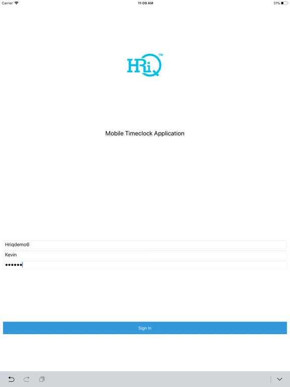 HRIQ TMS 2 iPad  Ekran Görüntüleri