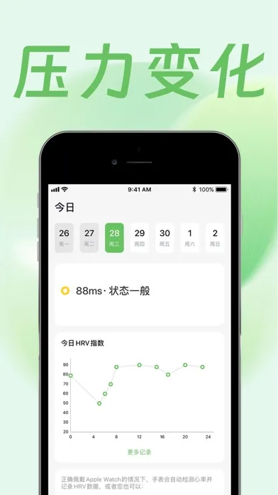 压力自测-hrv压力水平应用截图