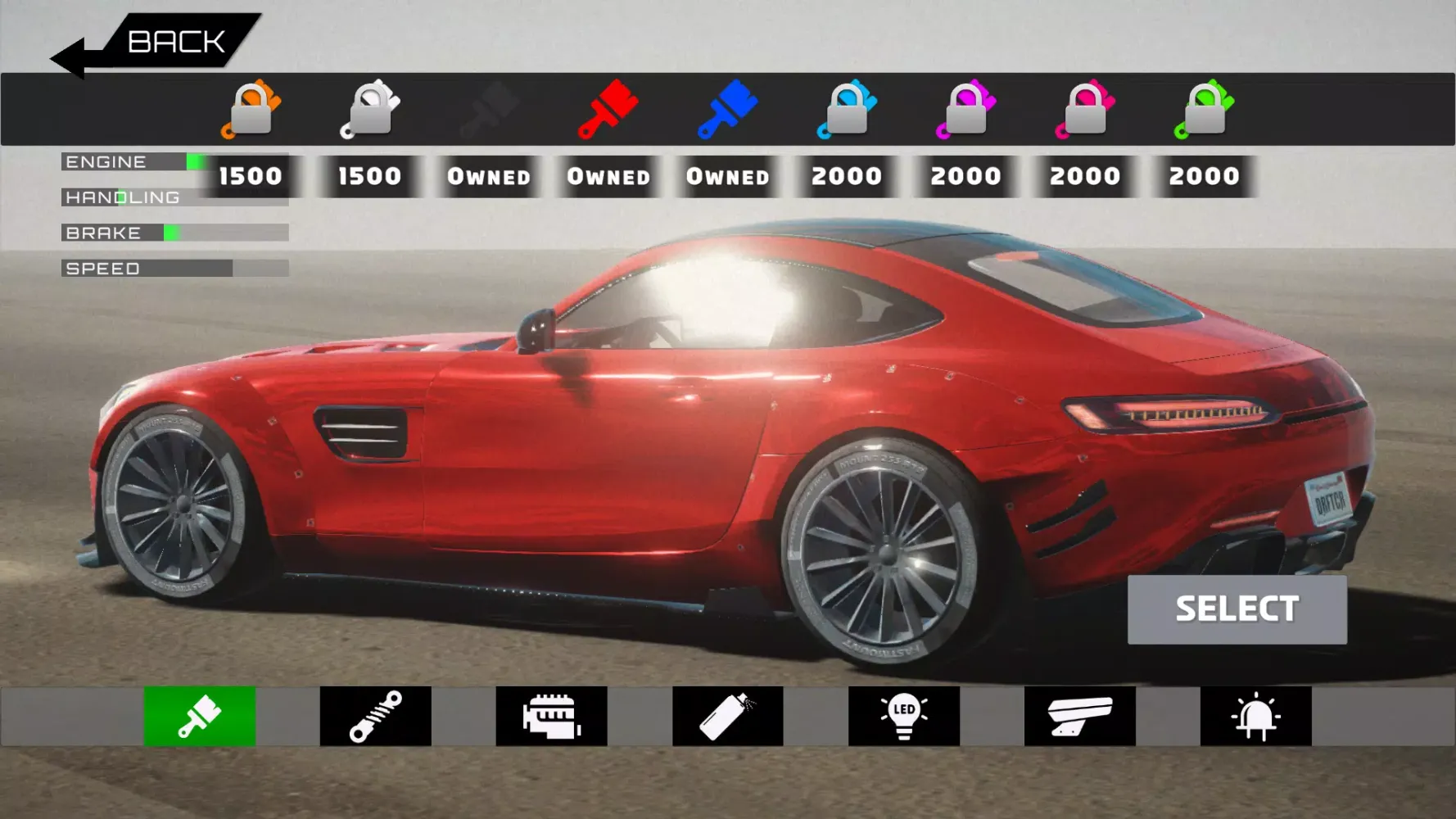 Zrzuty ekranu Real AMG GT Racing Driving