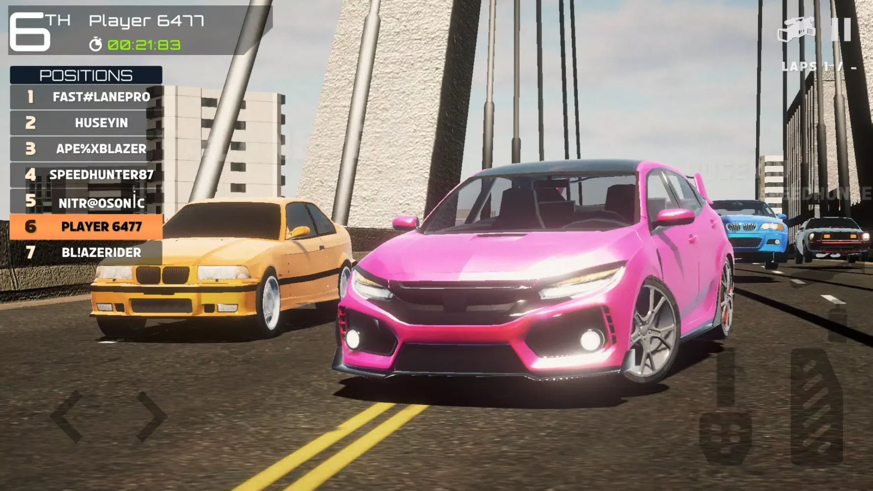 Capturas de pantalla de Type-R Civic Drive Game 2025