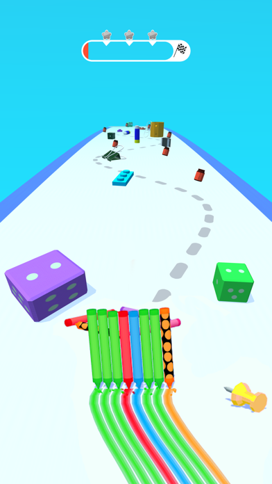 Screenshot di Pencil Runner 3D -Perfect Rush