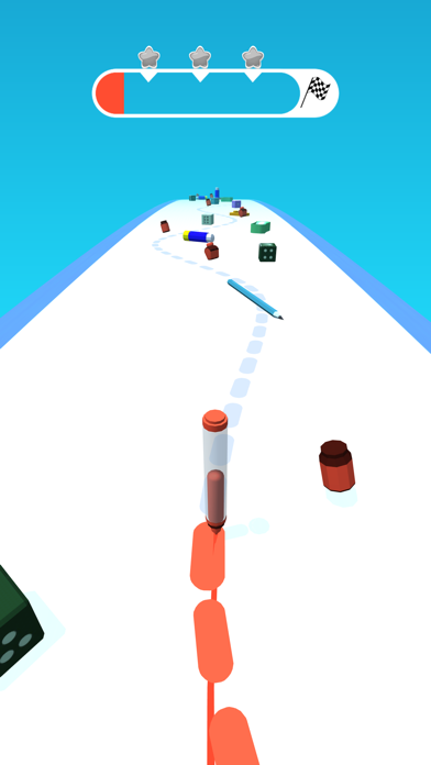 Screenshot di Pencil Runner 3D -Perfect Rush
