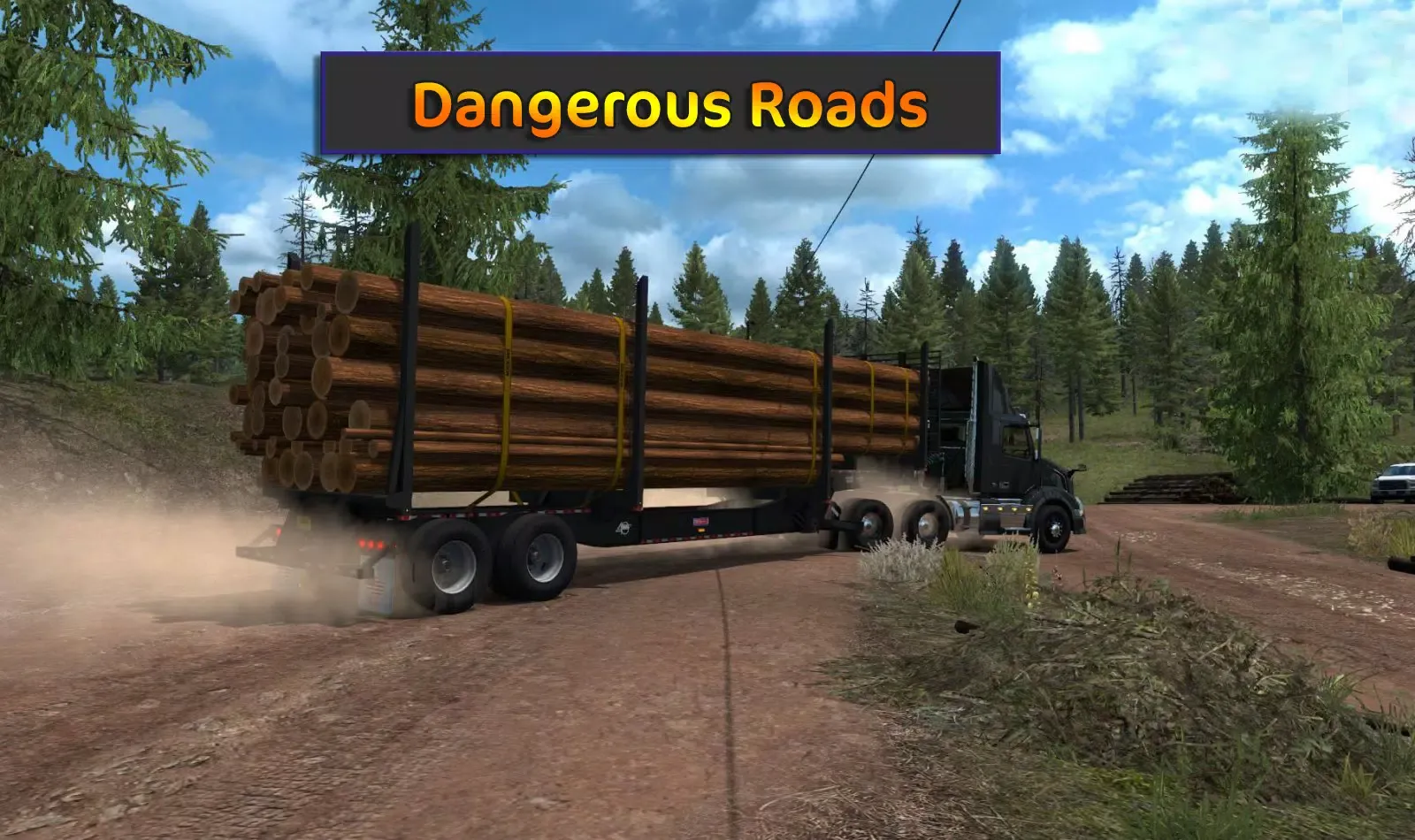 Tangkapan layar Truck Simulator Wood Transport