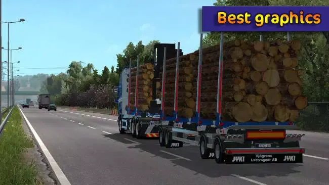 Tangkapan layar Truck Simulator Wood Transport
