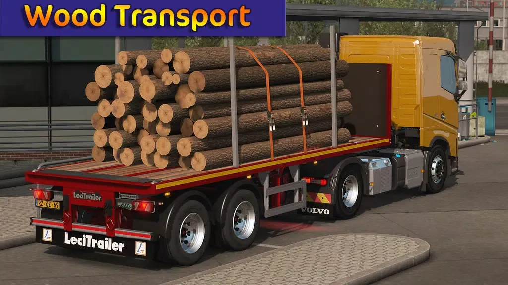 Tangkapan layar Truck Simulator Wood Transport