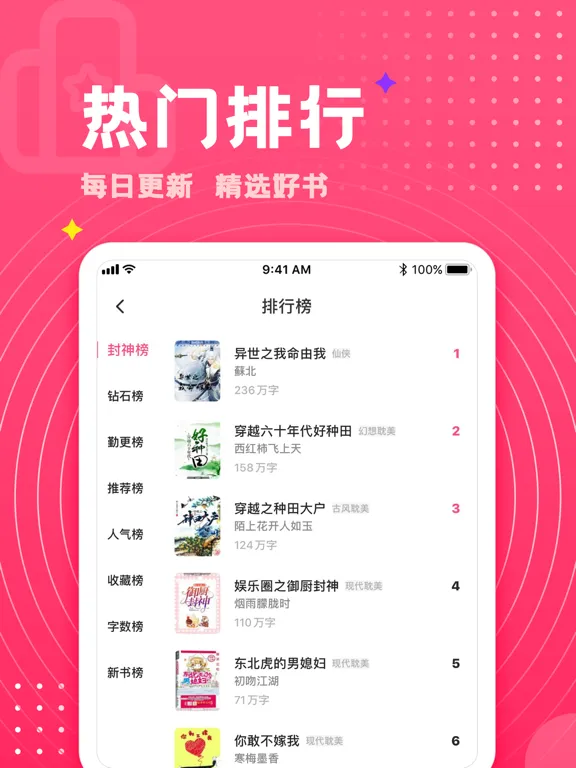腐竹小说—耽美BL小说阅读器 iPad 스크린샷