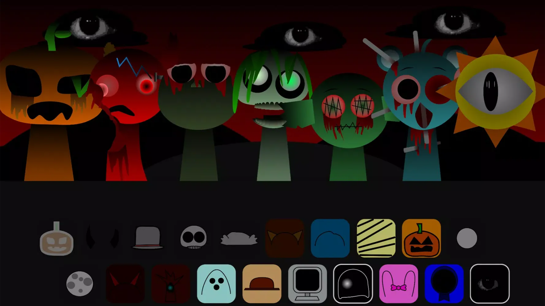 Sprunki Halloween Sprunk Box应用截图