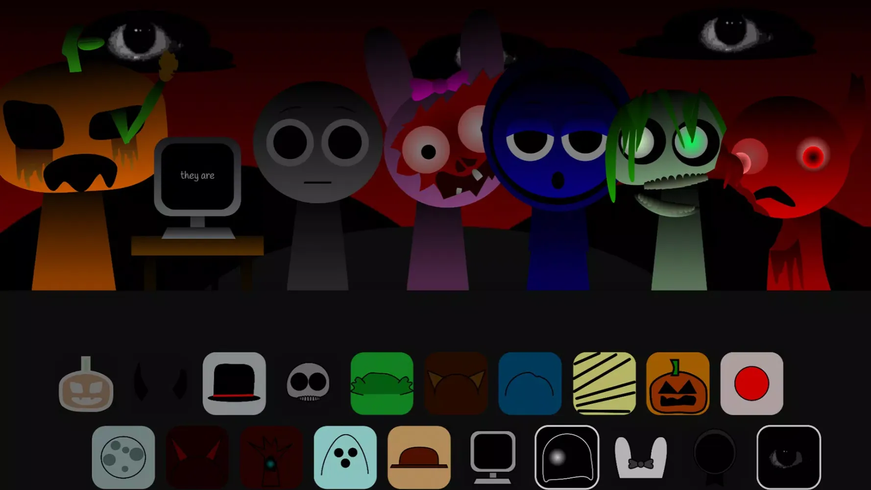 Sprunki Halloween Sprunk Box应用截图