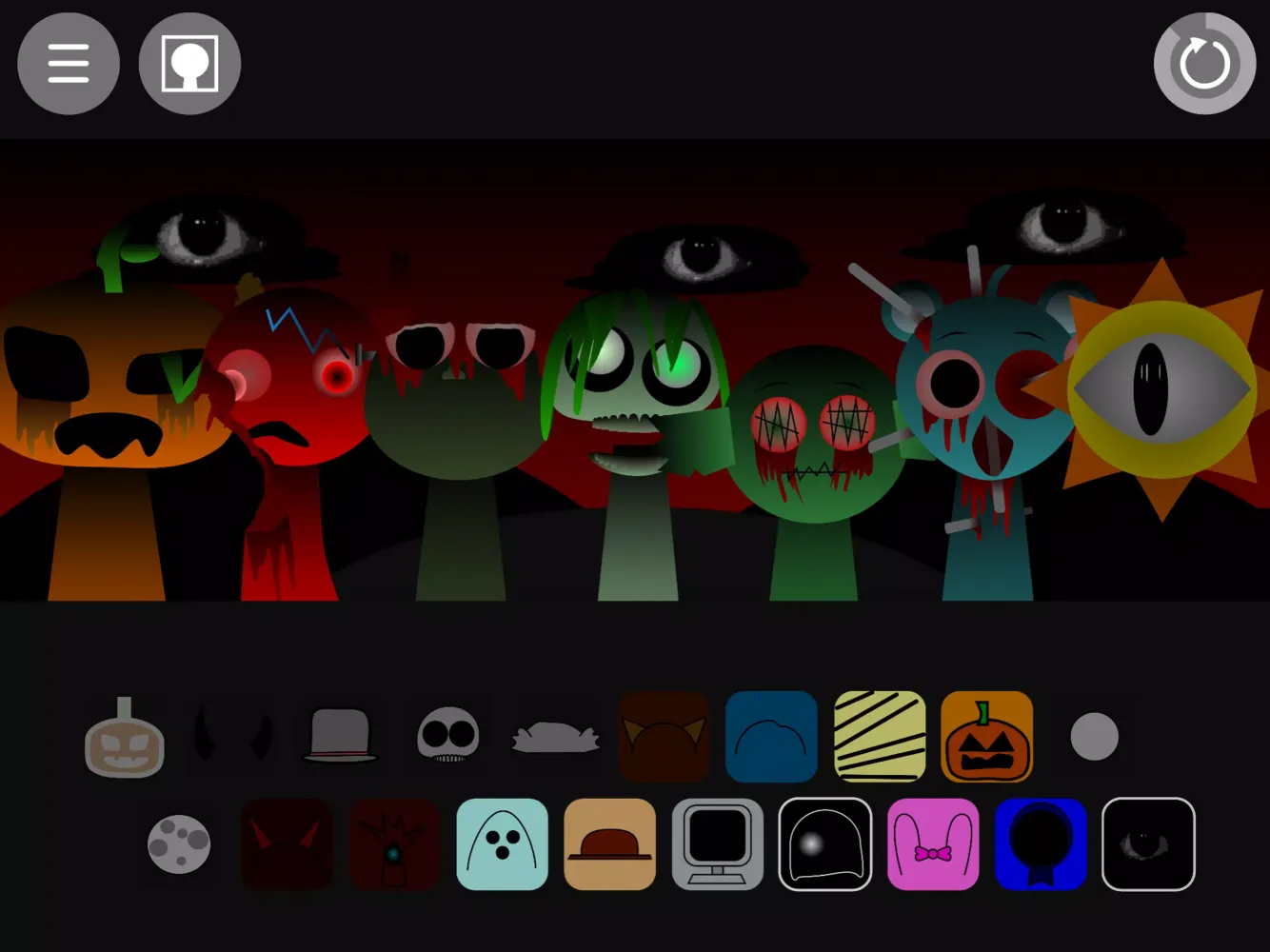Sprunki Halloween Sprunk Box应用截图