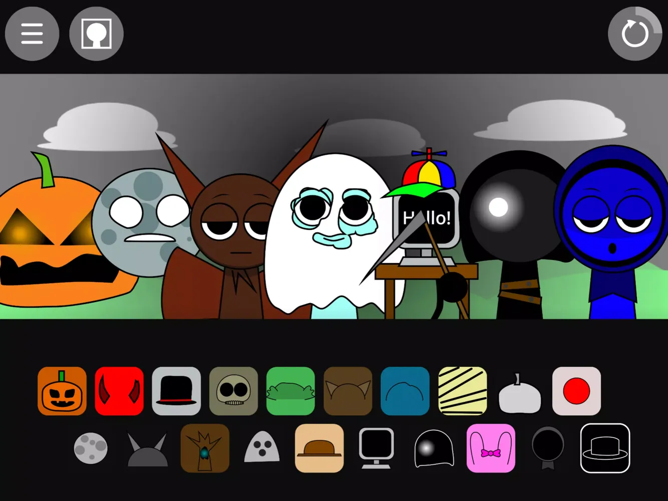 Sprunki Halloween Sprunk Box应用截图