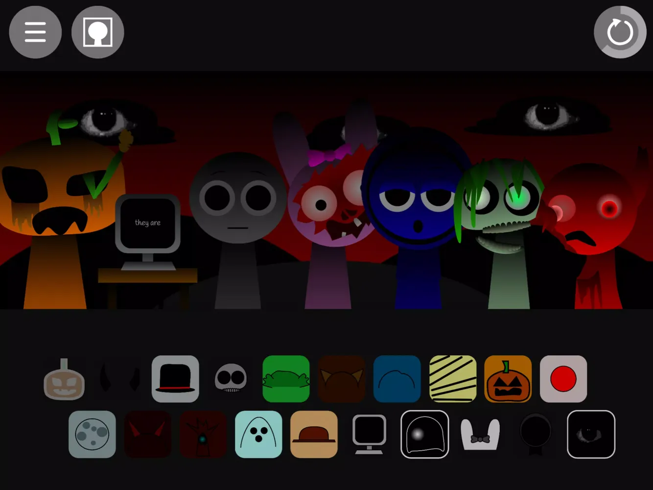 Sprunki Halloween Sprunk Box应用截图