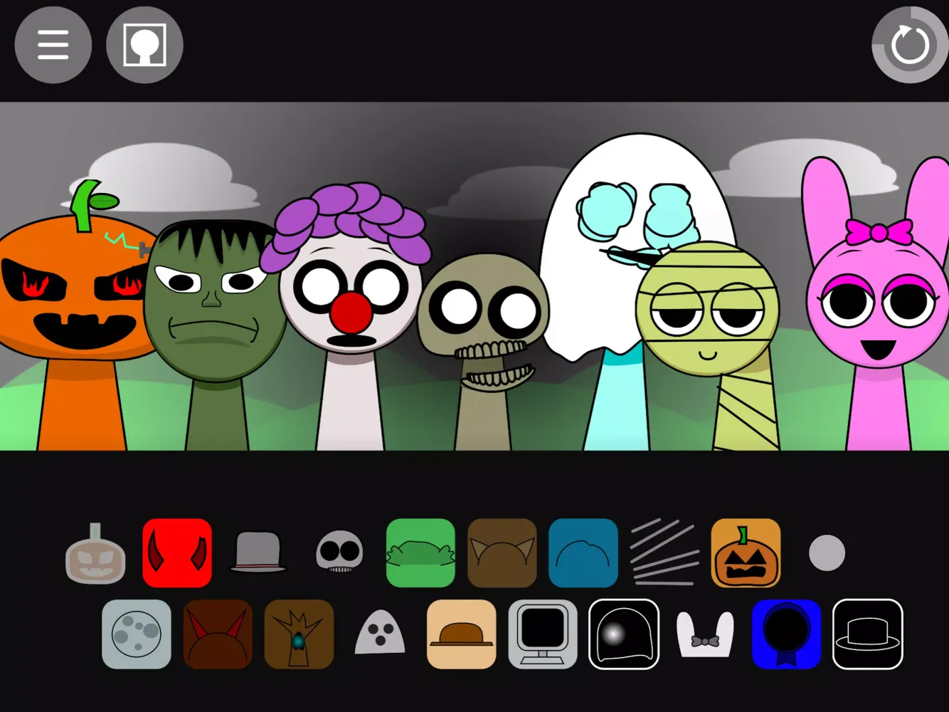 Sprunki Halloween Sprunk Box应用截图