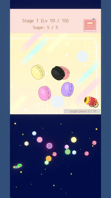 ภาพหน้าจอของ Sweets Universe