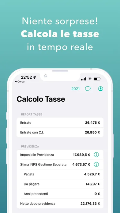 Capturas de pantalla de TaxMan - Regime Forfettario