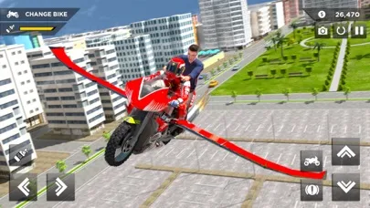 Flying Bike – Fly Motorbike 3D Screenshots