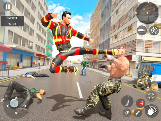 Zrzuty ekranu Spider Rope Hero: City Fight iPad 
