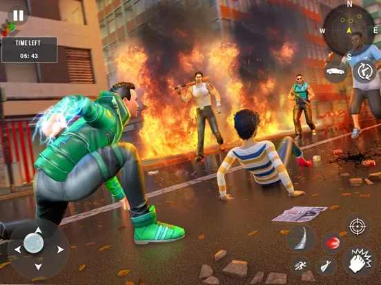 Zrzuty ekranu Spider Rope Hero: City Fight iPad 