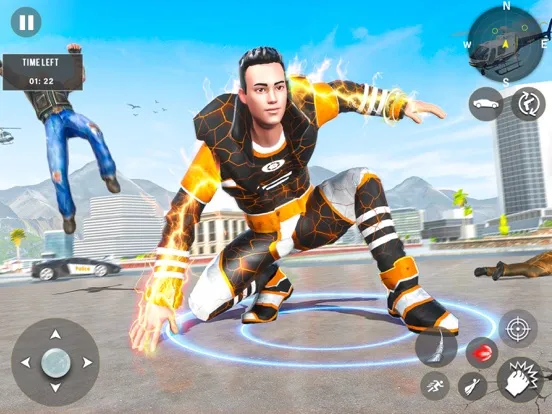 Zrzuty ekranu Spider Rope Hero: City Fight iPad 