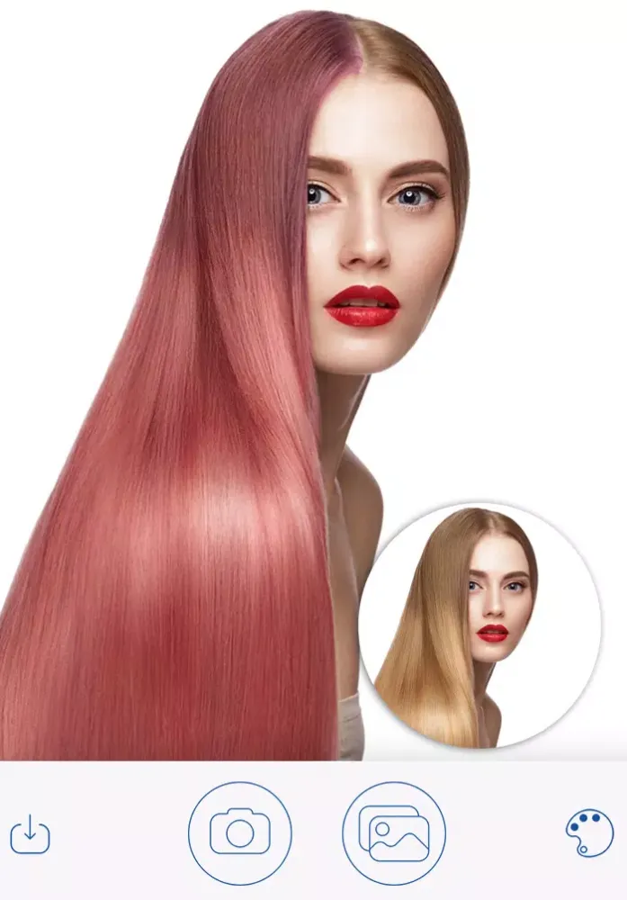Hair color Changer - Hairstyles Photo Editor Screenshots