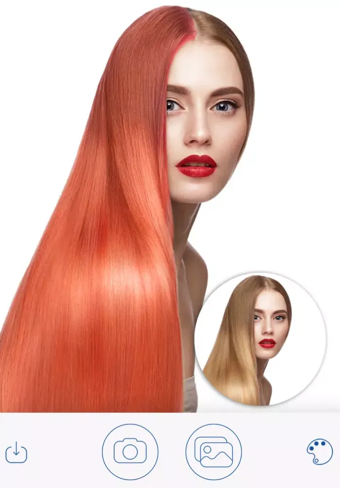 Hair color Changer - Hairstyles Photo Editor Screenshots