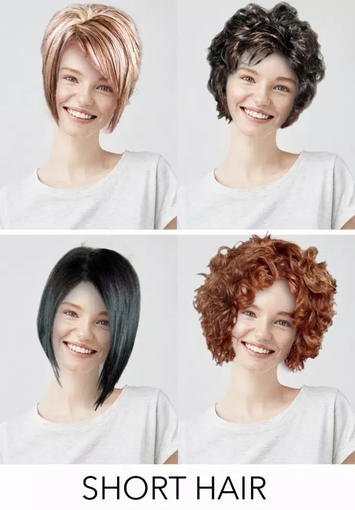Hair color Changer - Hairstyles Photo Editor Screenshots