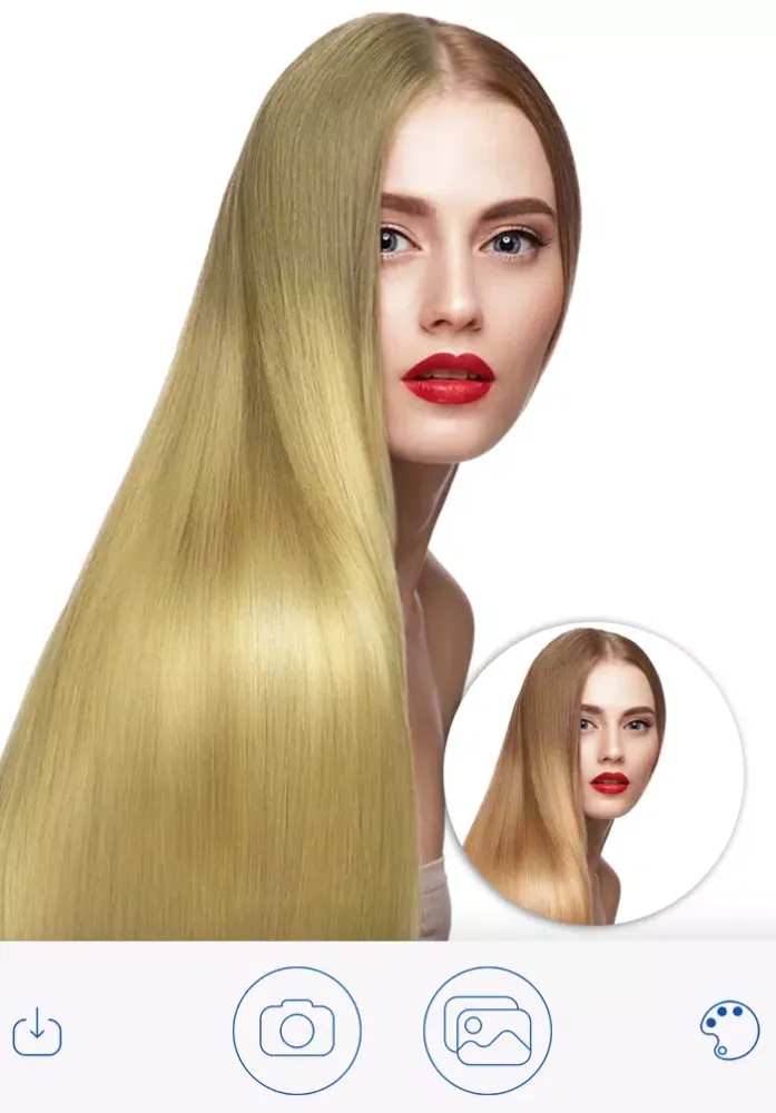 Hair color Changer - Hairstyles Photo Editor Screenshots