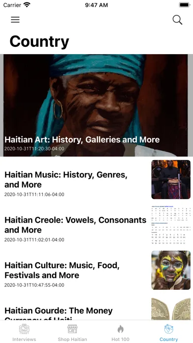 Tangkapan skrin Haiti Open