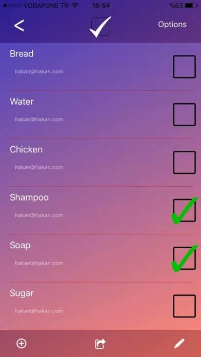 Smart Shared List スクリーンショット