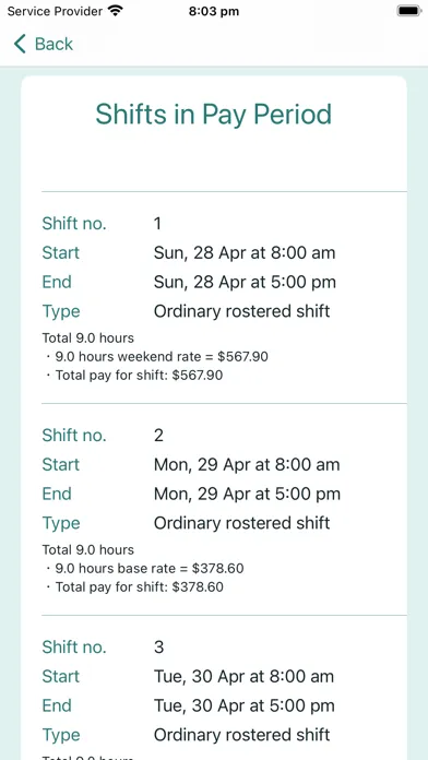 DiT Pay Check Screenshots