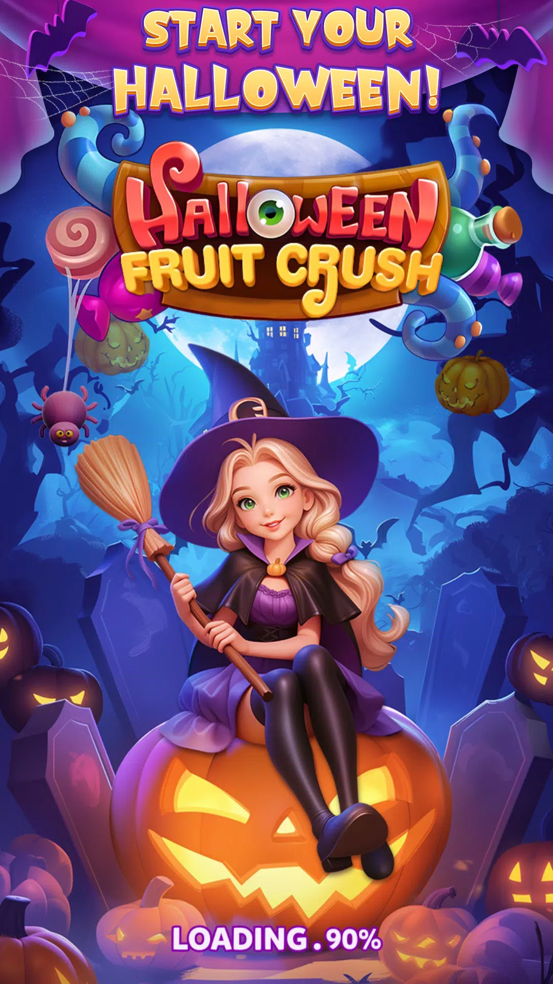 Halloween Fruit Crush Screenshots