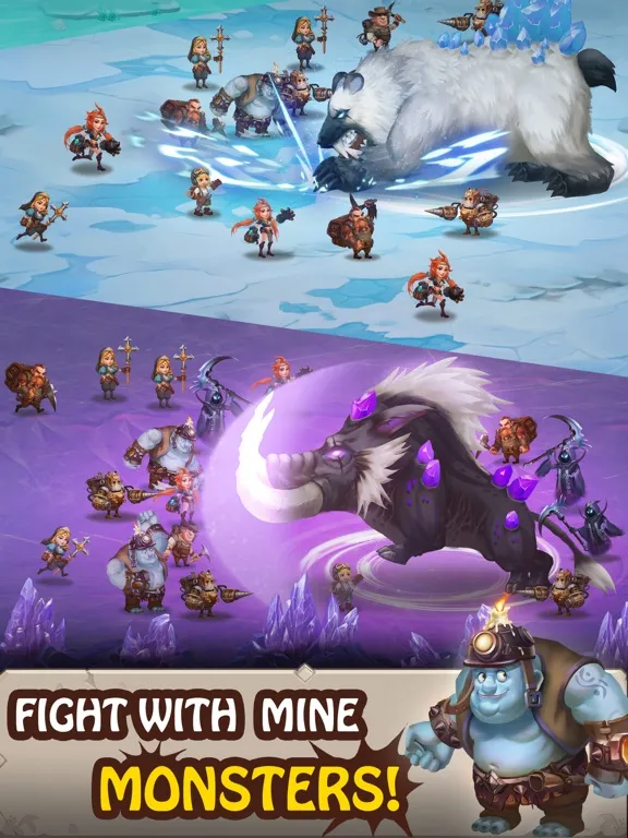 Tangkapan skrin MineLegend2 iPad 