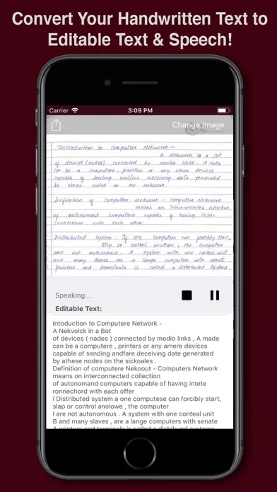 تصاویر Handwriting to Text & Speech
