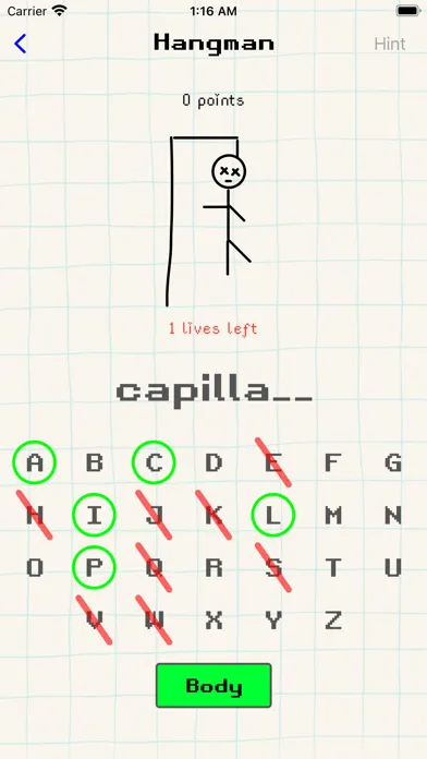 Скриншоты HANGMAN Puzzle Brain Game