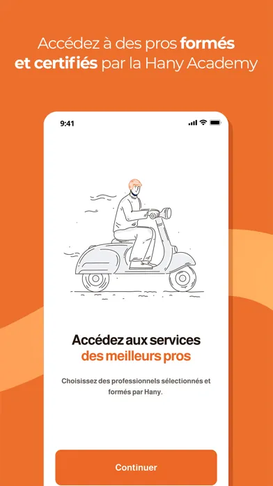 Hany - Service à domicile スクリーンショット