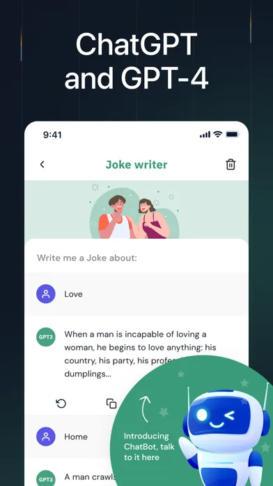 AI Chat - Chatbot, Writer Bot Screenshots